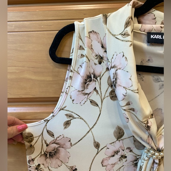 ⭐️KARL Lagerfeld ⭐️ designer blouse size large - Picture 8 of 16